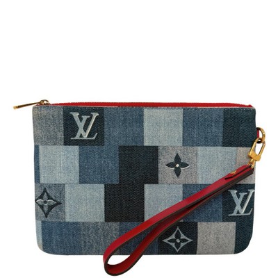 Louis Vuitton City Pouch Denim M68761 / sehr gut