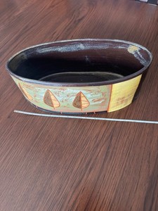 Large Vintage Glazed & Etched Pottery Planter Marked and Numbered