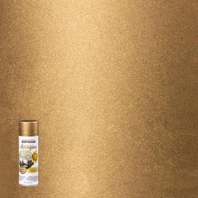 Rust-Oleum Imagine Craft & Hobby Gold Mirror, 6 oz Model Paint 353999