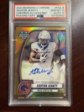 2024 Bowman U Chrome Auto True GOLD Refractor Ashton Jeanty PSA 10/Auto10- 50/50