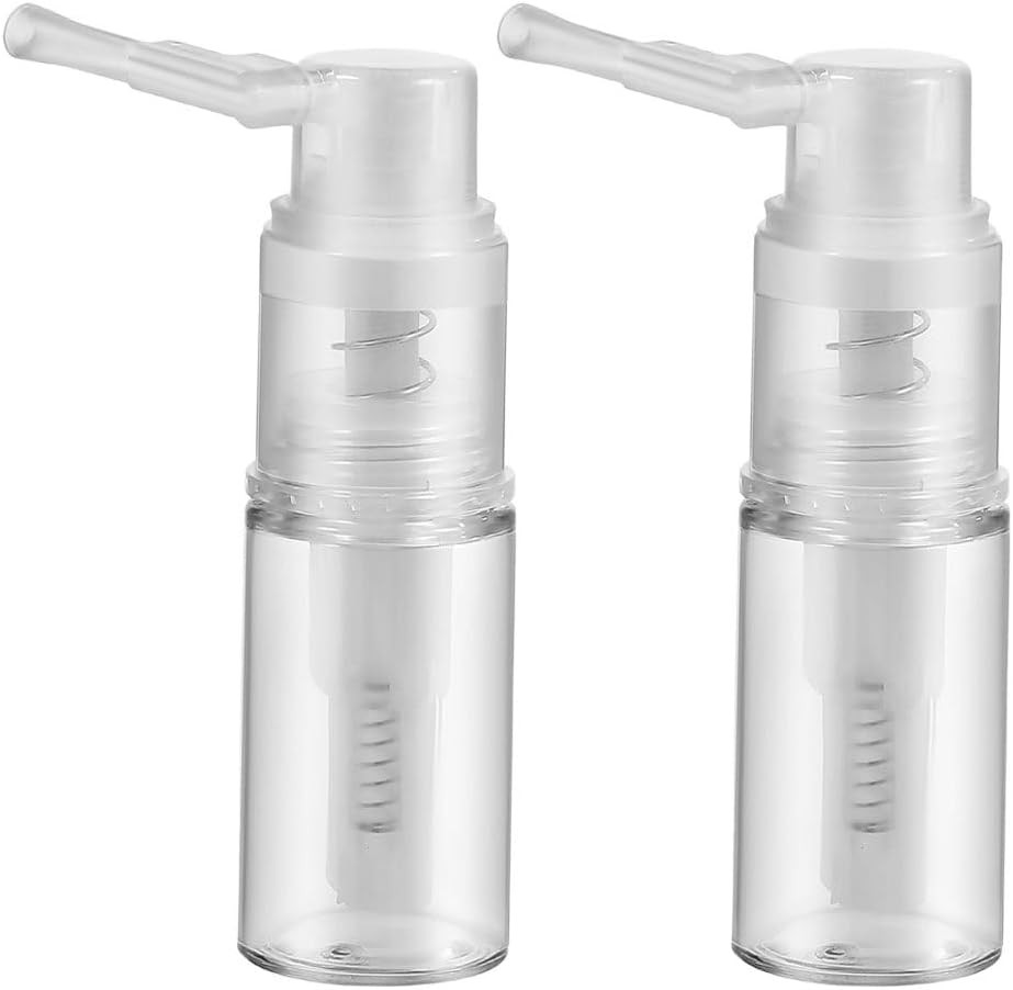 Refillable Powder Spray Bottle 14Ml with Long Nozzle Portable Plastic Dispenser
