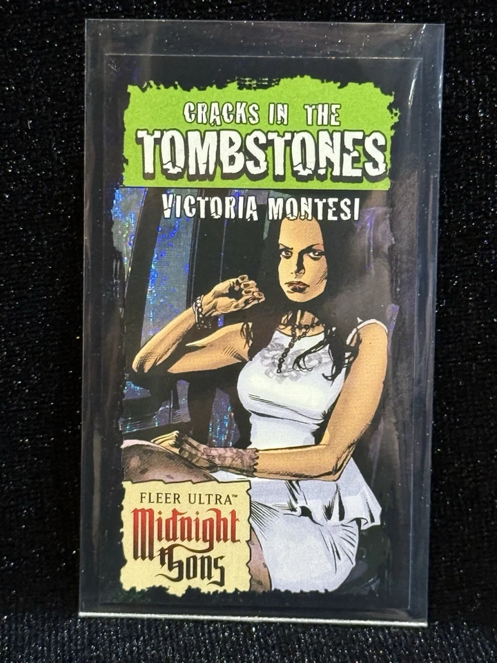 2023 Fleer Ultra Midnight Sons Black /5 Victoria Montesi #GRM18 OMEGA - Image 2 of 3