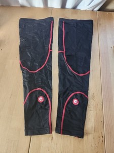 Qualidyne Compression Leg Sleeves UV Protection Sports Cycling Bike Gym Fitness 