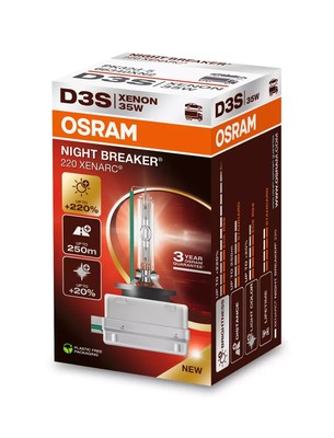 Osram D3S Night Breaker Laser 66340XNL +220%