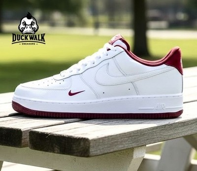 Nike Air Force 1 '07 LV8 Shoes White Team Red HM9483-100 Men's Multi Sizes NEW