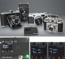 Shutter Speed Tester for Leaf shutters, Lens shutters All-in-one-Kit w/USB,Light