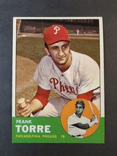 1963 Topps - Frank Torre #161 NM-MT+ Beauty Phillies MLB