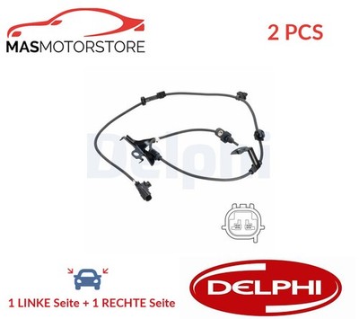 ABS SENSOR DREHZAHLFÜHLER PAAR VORNE DELPHI SS20785 2PCS I NEU OE QUALITÄT