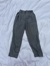 Vintage 1990s Women  s Tweed Trousers Size 8