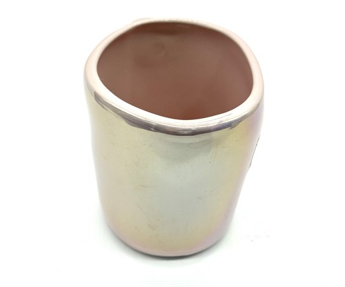 Bellissima tazza ceramica Day Rae Dunn rosa iridescente buon mattino ottimista - Foto 4 di 8