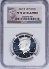 NGC PF-70 Ultra Cameo 2010 Silver Kennedy Half Dollar