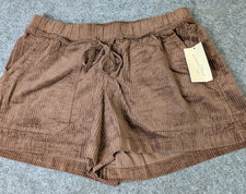 NWT Universal Thread Goods Co Corduroy Shorts Brown Women M