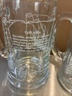 Vintage Columbus Voyage Ship Glass Collectible The Nina The Pinca Etched — photo 2