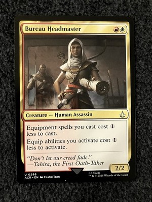 Magic MTG - Bureau Headmaster - Universes Beyond: Assassin's Creed