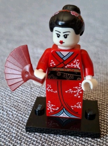 Kimono Girl, Lego Series 4 (Complete Minifigure) - col04-2
