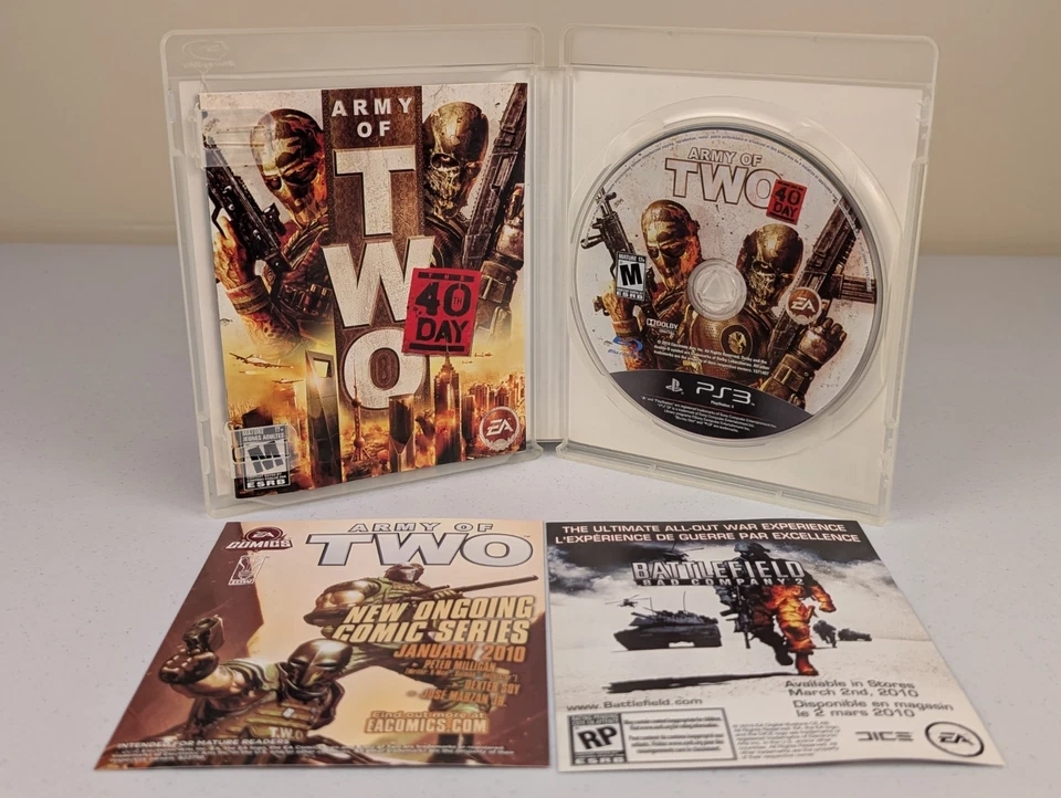 Army of Two: The 40th Day (PlayStation 3 PS3)➡️CIB Complete - Tested & Working - Image 3 of 4