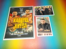 Kabayel vs. Knyba  Boxer Boxen signed signiert  Autogramm 20x28 Foto in person