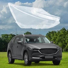 Right Side Headlight Lens Cover W/o Sealant Glue For Mazda CX-3 2016-2021