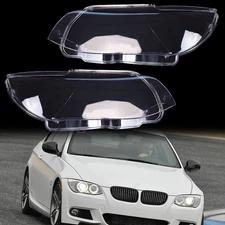 For 2010-2013 BMW 3 Series E92 E93 LCI 328i 325i 335i Pair Headlight Lens Cover