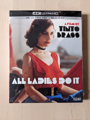 All Ladies Do It 4K UHD Blu-ray 2-Disc Claudia Koll Cult Epics Tinto Brass NEW