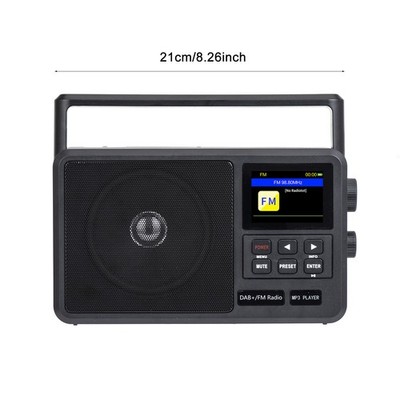 HanRongDa CS-806 Portable FM Radio DAB+ Receiver WiFi Internet Radio Wirele EAUP