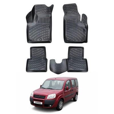 Floor Mats Liner for Fiat Doblo 2000-2009 TPE All Weather