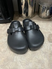 Sweet Birkenstock Boston Essentials Eva Clogs Black L8 M6 Narrow Width