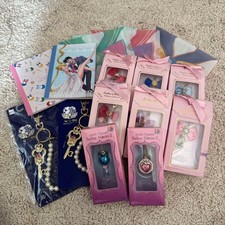 Sailor Moon 2 Little Charms Set, Keychain, Memo Pad, Clear File
