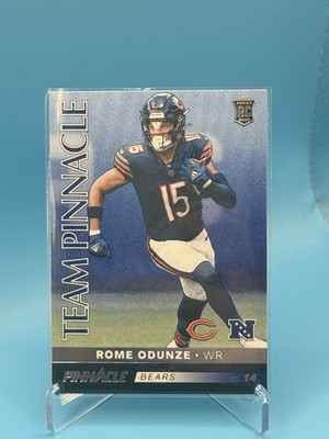 2024 Panini Encore Team Pinnacle Dual Rookie Rome Odunze & Xavier Worthy Bears