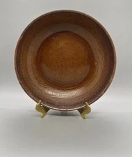 Antique Pennsylvania Redware Bowl 7 1/8x 1 5/8” Red 19th Century