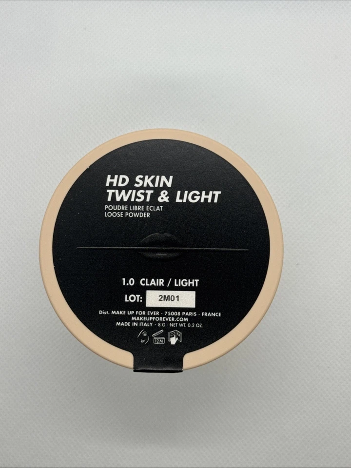Make Up For Ever HD Skin Twist & Light Loose Powder -1.0 Clair/Light- 0.2oz New - Image 4 of 4