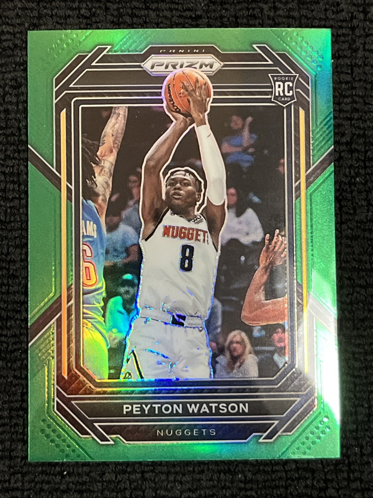 2022-23 Panini Prizm - Peyton Watson #259 Green Prizm (RC)