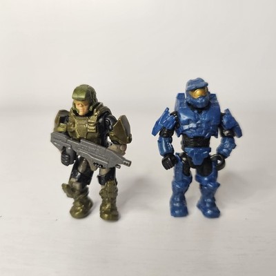 Halo Mega Bloks Construx Blue & Metallic Green