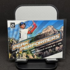 2019 Panini Donruss Optic - Peak Performers Ronald Acuña Jr. #PP-6 Braves
