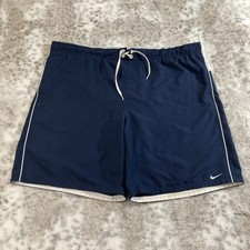 Vtg Nike Shorts Nylon Lined Swim Athletic Swoosh Logo Men  s XL 90s Spellout 182