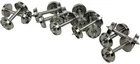 Walthers Proto HO Scale 33" Wheelsets - Metal Wheels/Metal Axles (12-Pack)