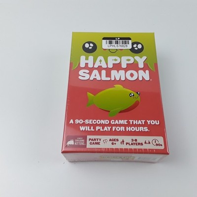 Happy Salmon Family Fun Party Card Game Exploding Kittens Kid-Adult T1084