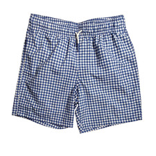 Cat Jack Boys Blue Gingham Above The Knee Lined Swim Shorts FREE S H NWT