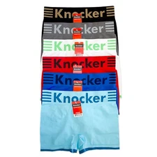 6 Mens Boxer Briefs Underwear Stretch Fashion Trunk Short Bulge Lot Knocker