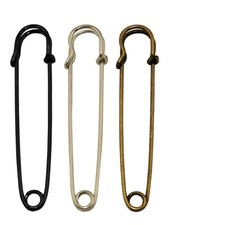 Kipokalor 12Pcs Extra-large 4Inch Steel Safety Pins - Blankets, Skirts