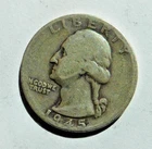 1945 Washington Quarter 90% Silver United States Mint Coin