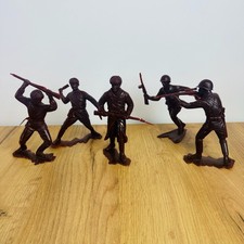 USSR Russian SOVIET VINTAGE TOYS BIG TOYS. Soldiers World War II ORIGINAL 5 pcs