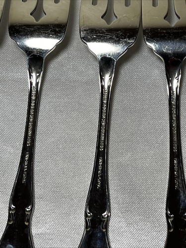 Oneida 1881 Rogers Arbor Rose Edelstahl 6er Set Ersatz Salatgabeln - Bild 4 von 5