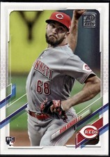 Ryan Hendrix 2021 Topps Update Cincinnati Reds Rookie #US37