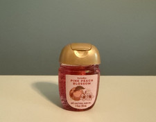 Bath & Body Works Pink Peach Blossom Pocketbac Środek dezynfekujący Żel do rąk 1 uncja ~ NOWY!