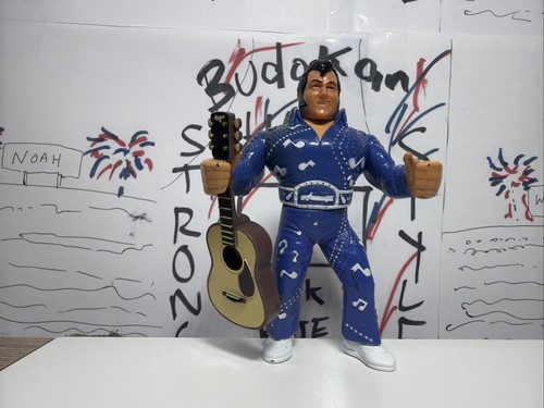 WWF Honky Tonk Man w Guitar Figure Hasbro Series 2...