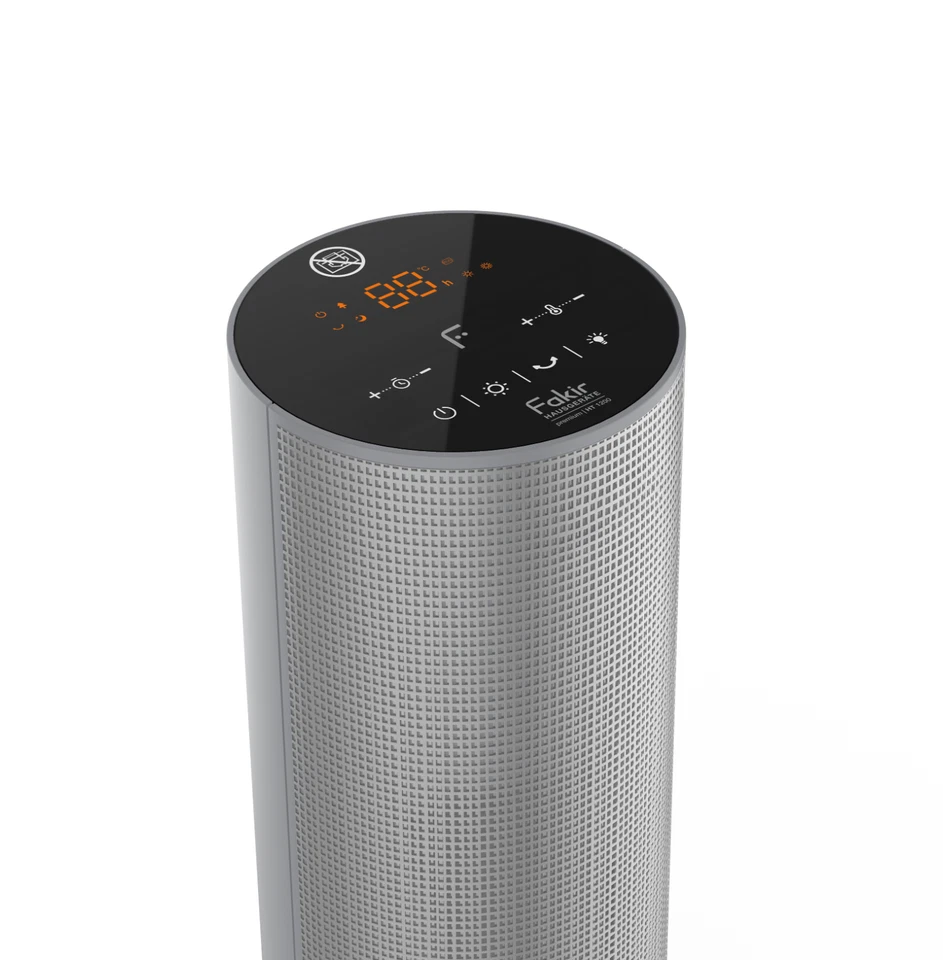 Fakir HT 1200 Turm-Heizlüfter • 1500/2500 W • LED Touch Display • Oszillation - Bild 4 von 4