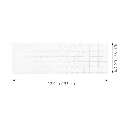 Transparent Computer Keyboard Cover TPU Keyboard Protective Cover Compatible - Afbeelding 6 van 11