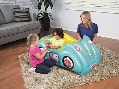 Bestway Fisher-Price aufblasbarer Sportwagen Bällebad 25 Bälle Indoor Spiel Geschenk