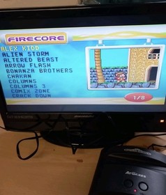 At Games Sega Mega Drive Mini Classic Console with 80 Built-In Games and 2 Pads